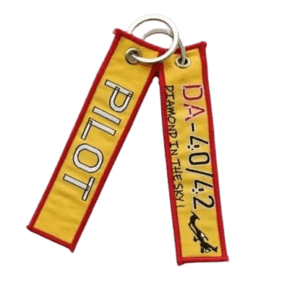 DA_40_42_Cloth_Tag Yellow with Red Border
