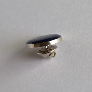 Airbus Brand Lapelpin Silver Blue Profile View