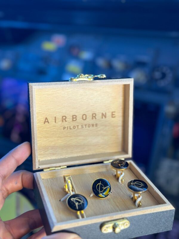 Boeing Premium Pilot Gift Set – Gold Polished Brass - Image 5